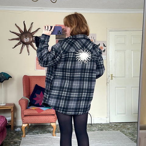 Sun plaid jacket (L)