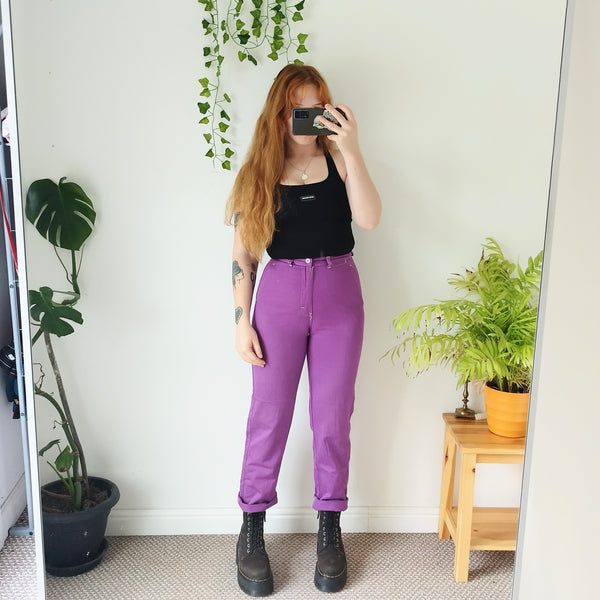 Purple trousers (W26)
