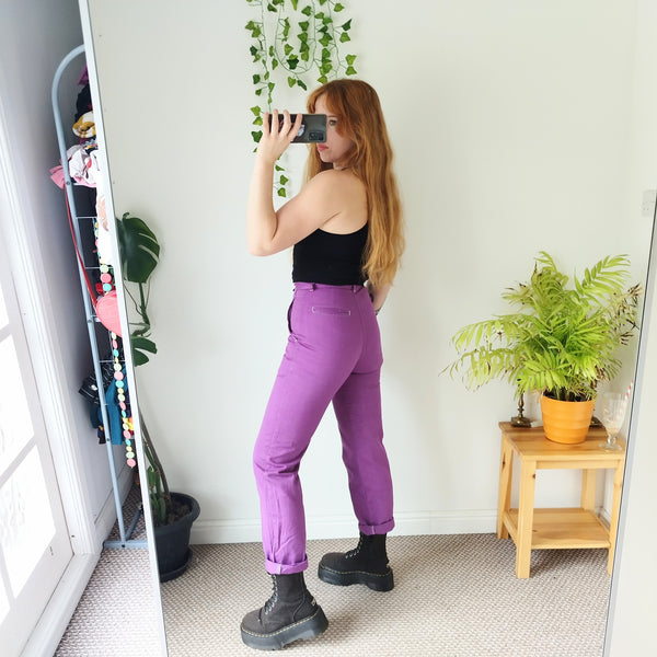 Purple trousers (W26)