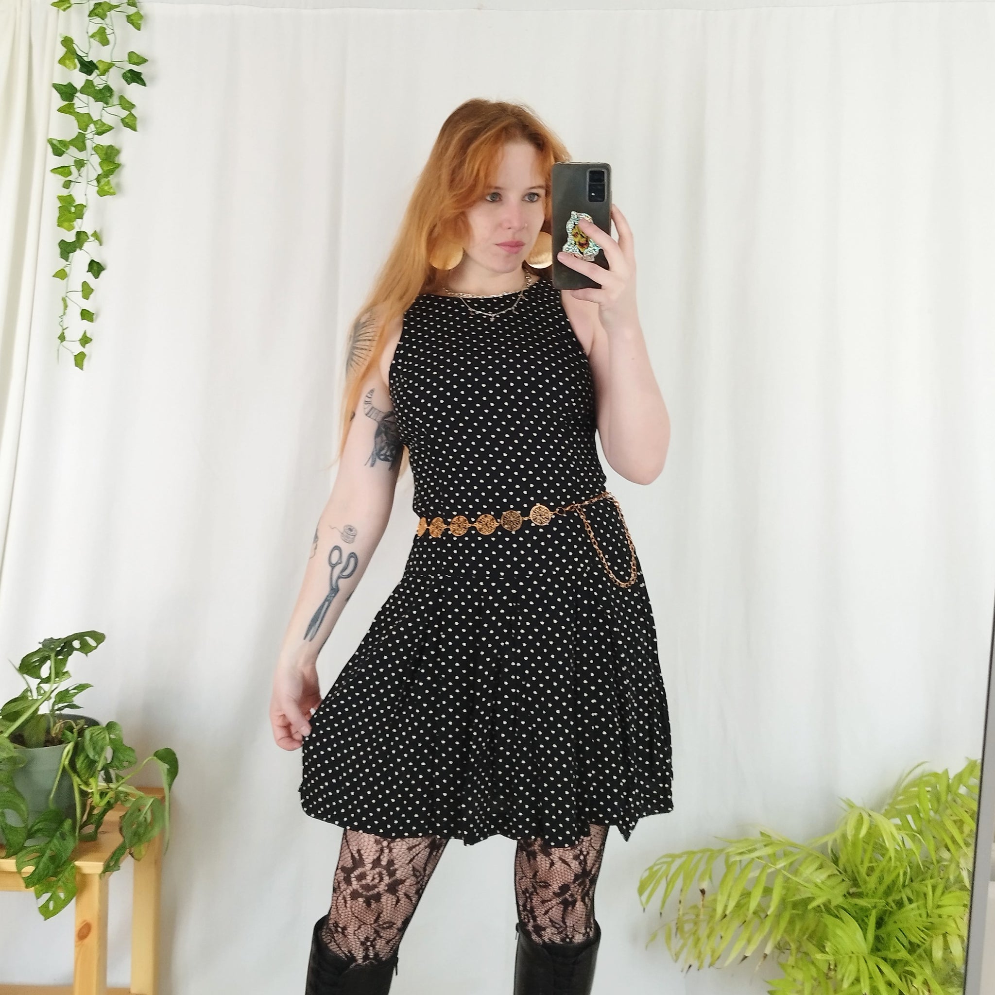 Witchy heart dress (S)