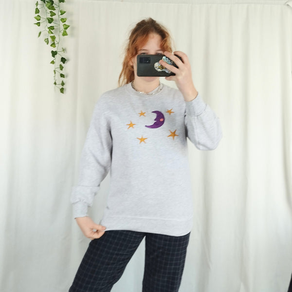 Moon sweater in grey (S)