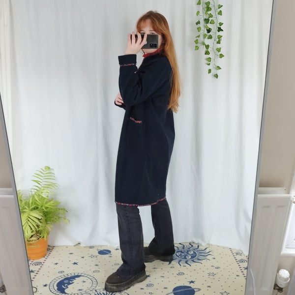 Fleece duster jacket (M)