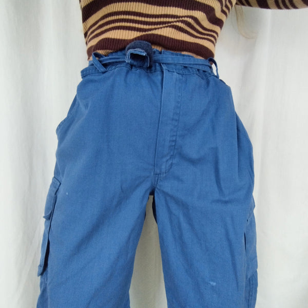 Royal blue workwear trousers (W36)