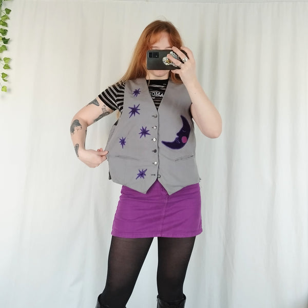 Moon and stars waistcoat (M)