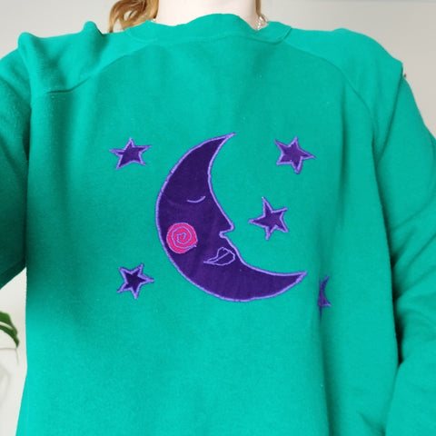 Moon sweater in green (L)