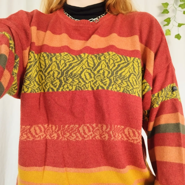Sunset knit jumper (L)