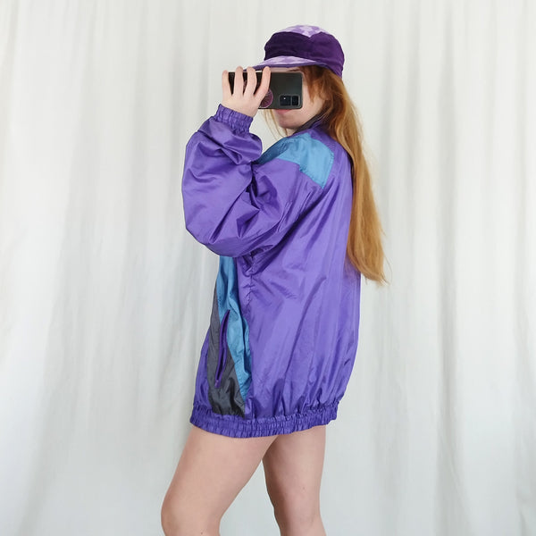 Violet bomber jacket (L)