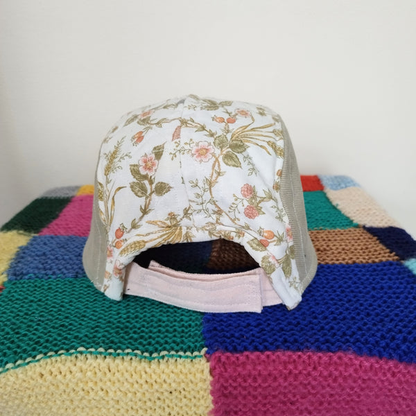 Orange blossom quilted cap