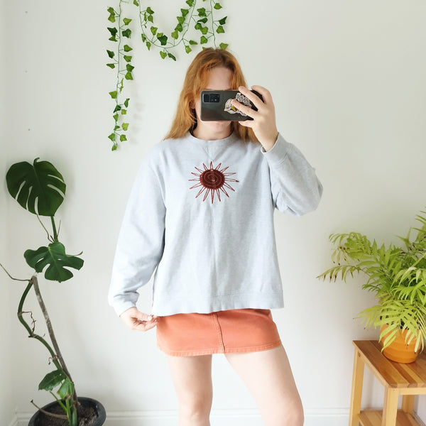 Sun sweater in grey (L)