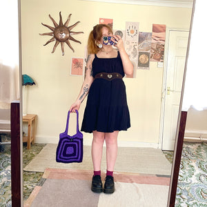 Tiered mini dress (L)