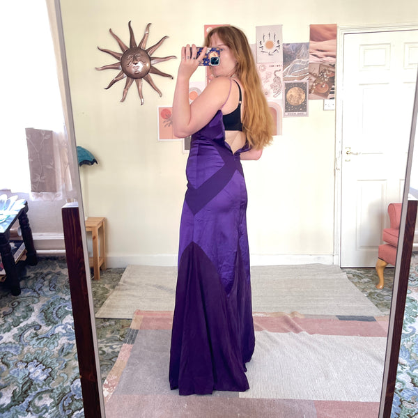 Purple maxi dress (UK 10)
