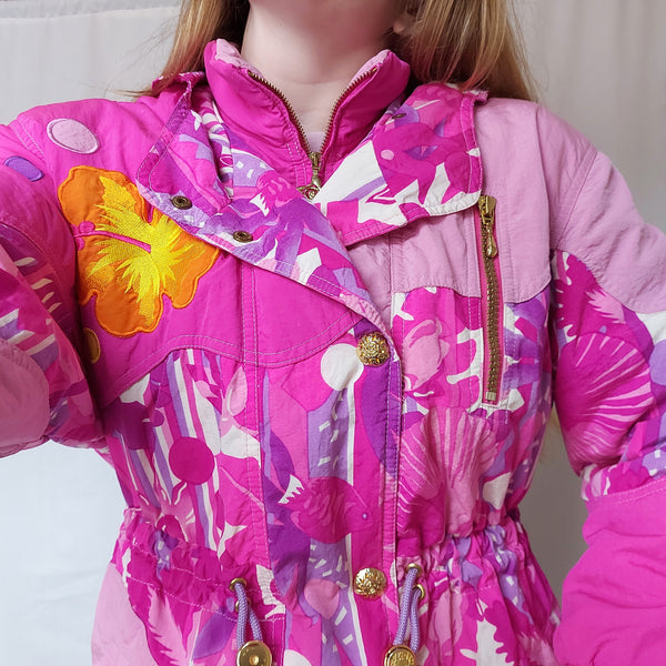 Magenta ski jacket (S)