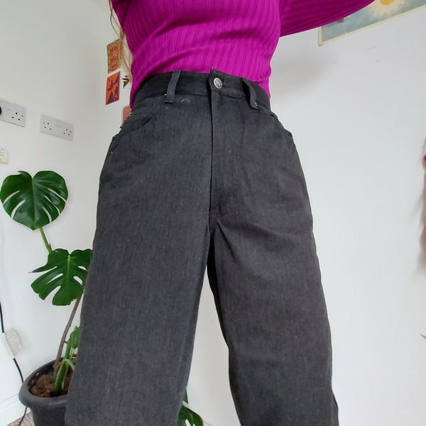 Charcoal mom jeans (W28)