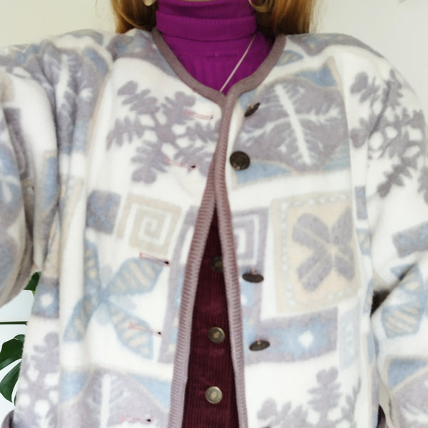 Snowflake fleece jacket (M)
