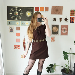 Nutmeg corduroy dress (S)