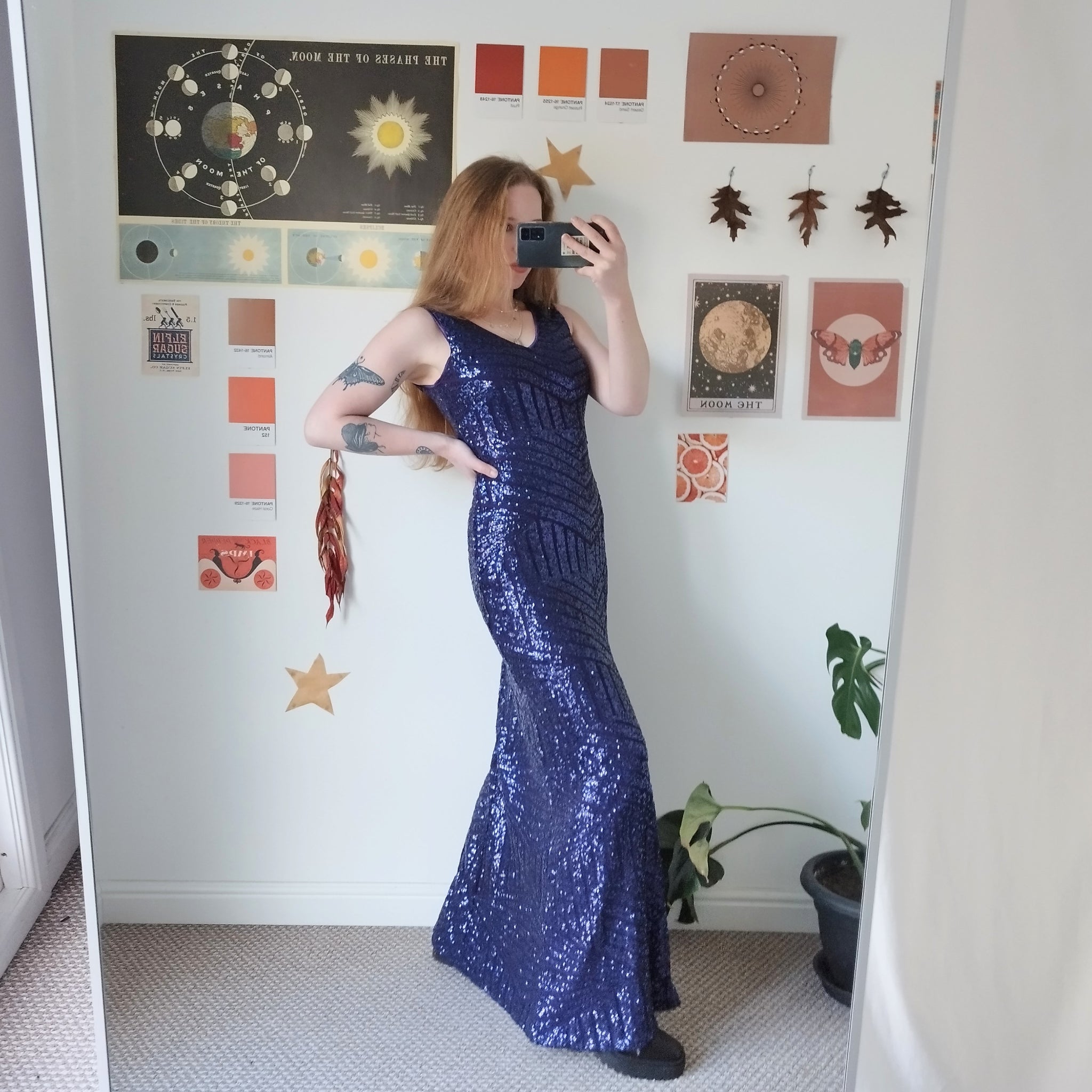 Iris sequin dress (S)