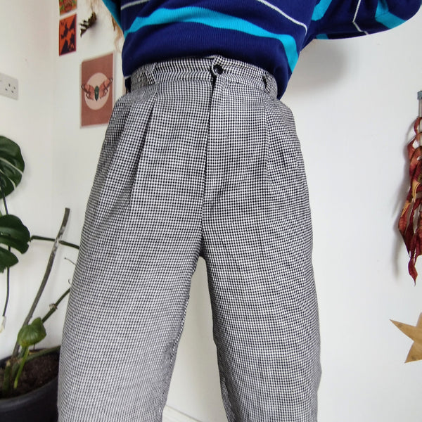 Hounds tooth trousers (W27)