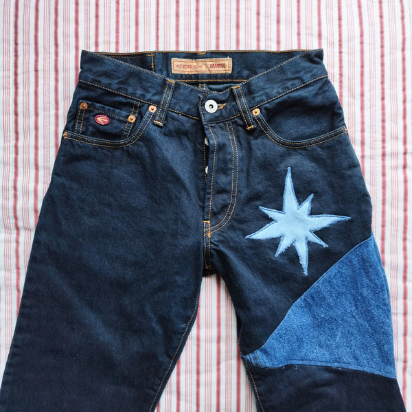 Falling star mom jeans (W26)