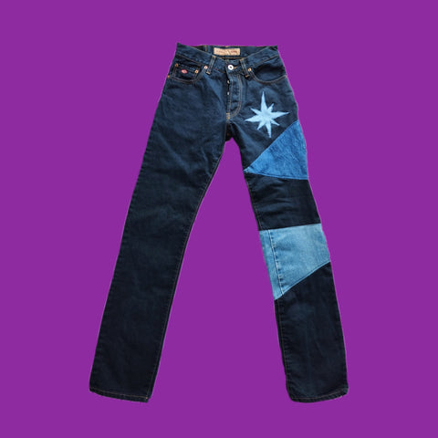 Falling star mom jeans (W26)